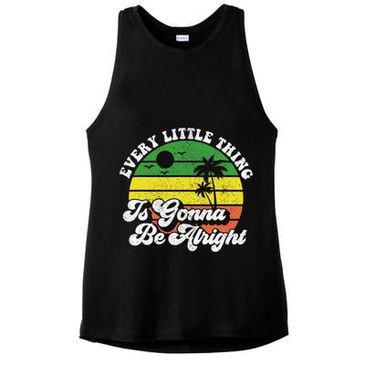 Every Little Thing Is Gonna Be Alright Jamaica Wo Gift Ladies PosiCharge Tri-Blend Wicking Tank