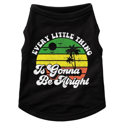 Every Little Thing Is Gonna Be Alright Jamaica Wo Gift Doggie Tank