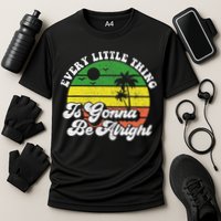 Every Little Thing Is Gonna Be Alright Jamaica Wo Gift Cooling Performance Crew T-Shirt