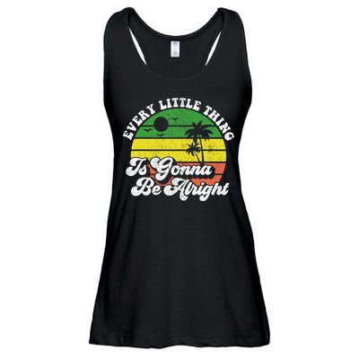 Every Little Thing Is Gonna Be Alright Jamaica Wo Gift Ladies Essential Flowy Tank