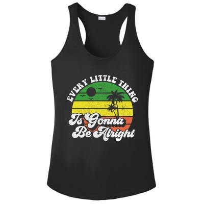 Every Little Thing Is Gonna Be Alright Jamaica Wo Gift Ladies PosiCharge Competitor Racerback Tank