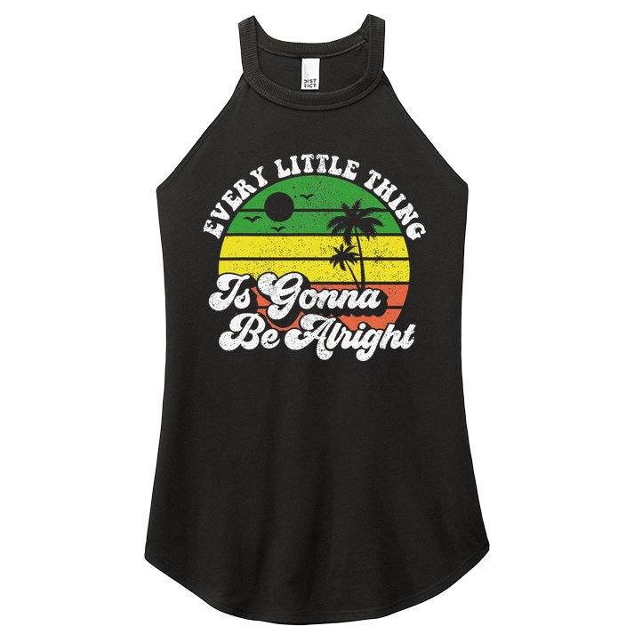 Every Little Thing Is Gonna Be Alright Jamaica Wo Gift Women's Perfect Tri Rocker Tank