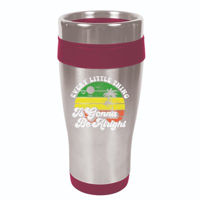 Every Little Thing Is Gonna Be Alright Jamaica Wo Gift 16oz Travel Tumbler