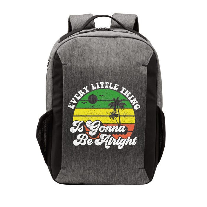 Every Little Thing Is Gonna Be Alright Jamaica Wo Gift Vector Backpack