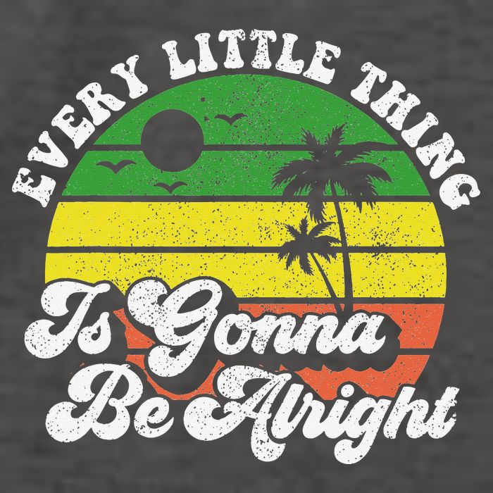 Every Little Thing Is Gonna Be Alright Jamaica Wo Gift Vector Backpack
