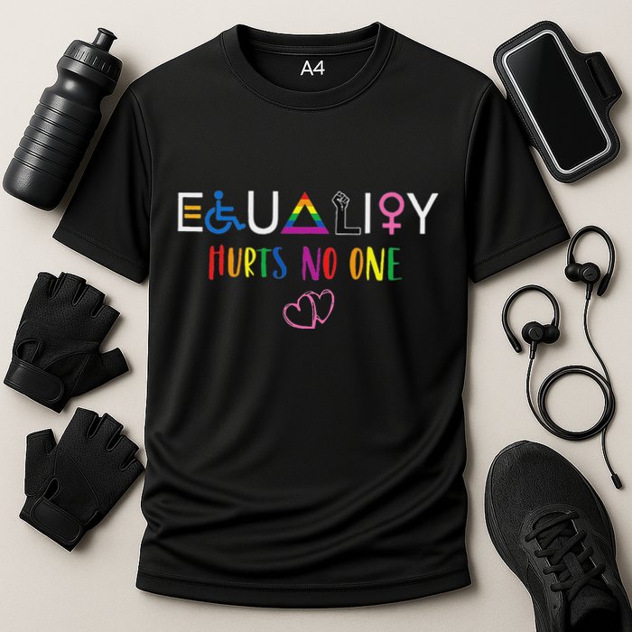 Equality Love Together Equality Hurt No One Human Rights Cooling Performance Crew T-Shirt