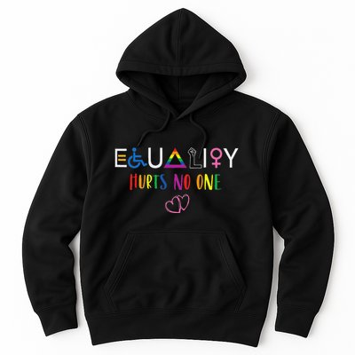 Equality Love Together Equality Hurt No One Human Rights Hoodie