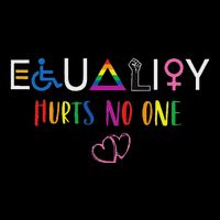 Equality Love Together Equality Hurt No One Human Rights Baby Bodysuit