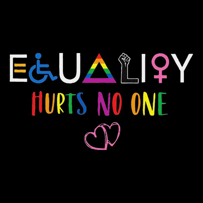 Equality Love Together Equality Hurt No One Human Rights Baby Bodysuit