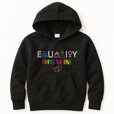 Equality Love Together Equality Hurt No One Human Rights Kids Hoodie