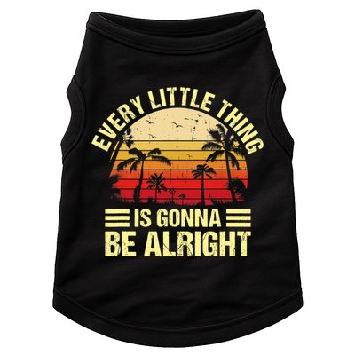 Every Little Thing Is Gonna Be Alright Jamaica Wo Gift Doggie Tank
