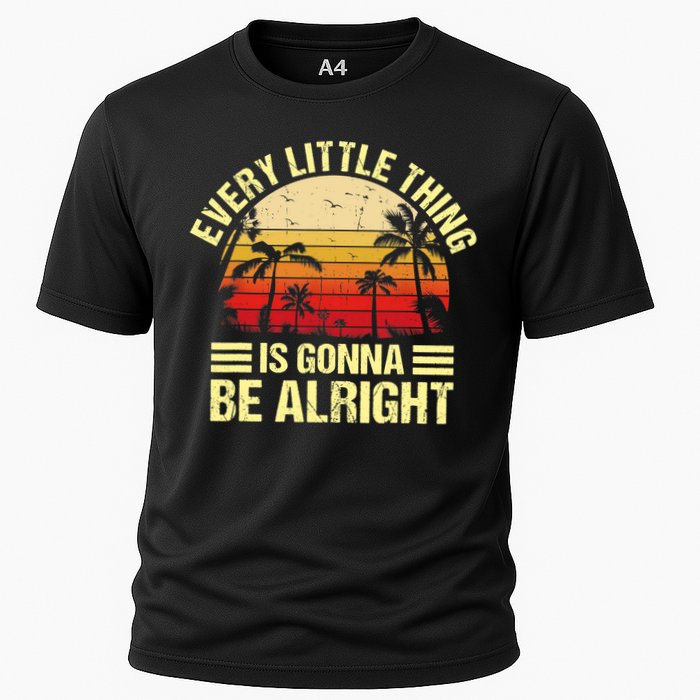 Every Little Thing Is Gonna Be Alright Jamaica Wo Gift Cooling Performance Crew T-Shirt