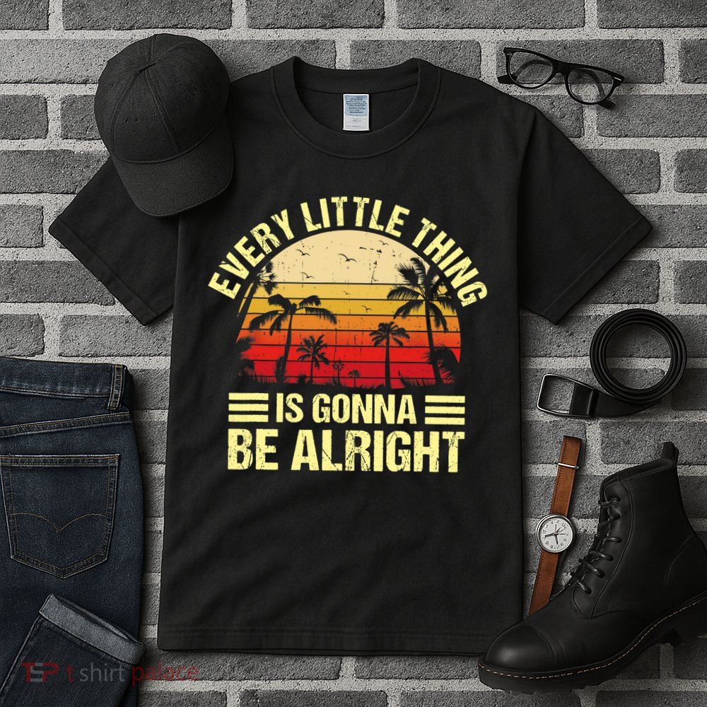 Every Little Thing Is Gonna Be Alright Jamaica Wo Gift Tall T-Shirt