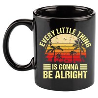 Every Little Thing Is Gonna Be Alright Jamaica Wo Gift 11oz C Handle Ceramic Mug