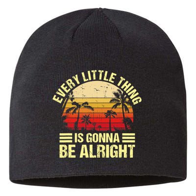 Every Little Thing Is Gonna Be Alright Jamaica Wo Gift Sustainable Beanie