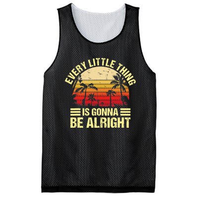 Every Little Thing Is Gonna Be Alright Jamaica Wo Gift Mesh Reversible Basketball Jersey Tank