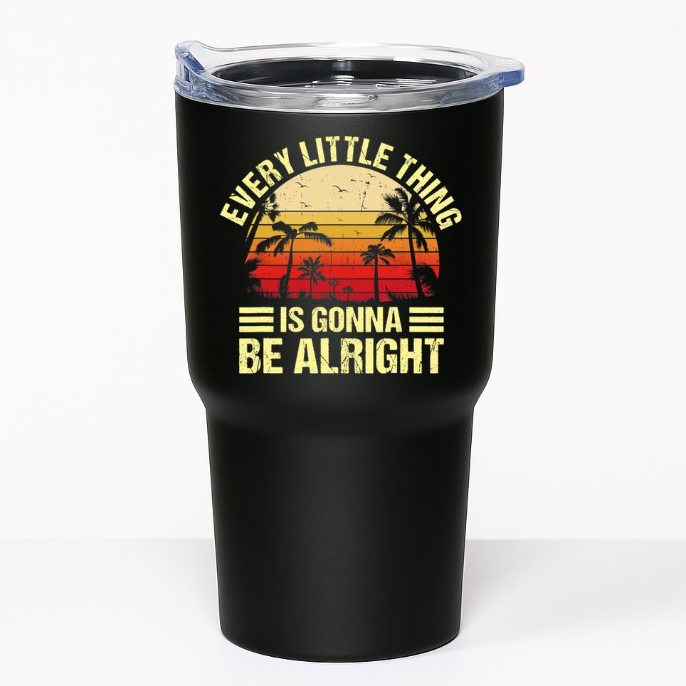 Every Little Thing Is Gonna Be Alright Jamaica Wo Gift Tumbler