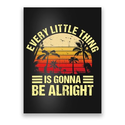 Every Little Thing Is Gonna Be Alright Jamaica Wo Gift Poster