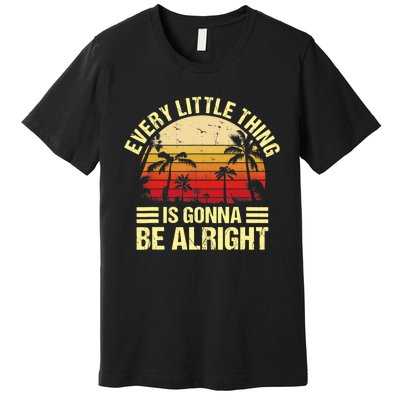 Every Little Thing Is Gonna Be Alright Jamaica Wo Gift Premium T-Shirt