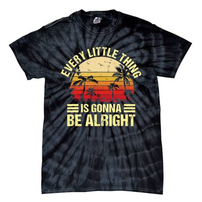 Every Little Thing Is Gonna Be Alright Jamaica Wo Gift Tie-Dye T-Shirt