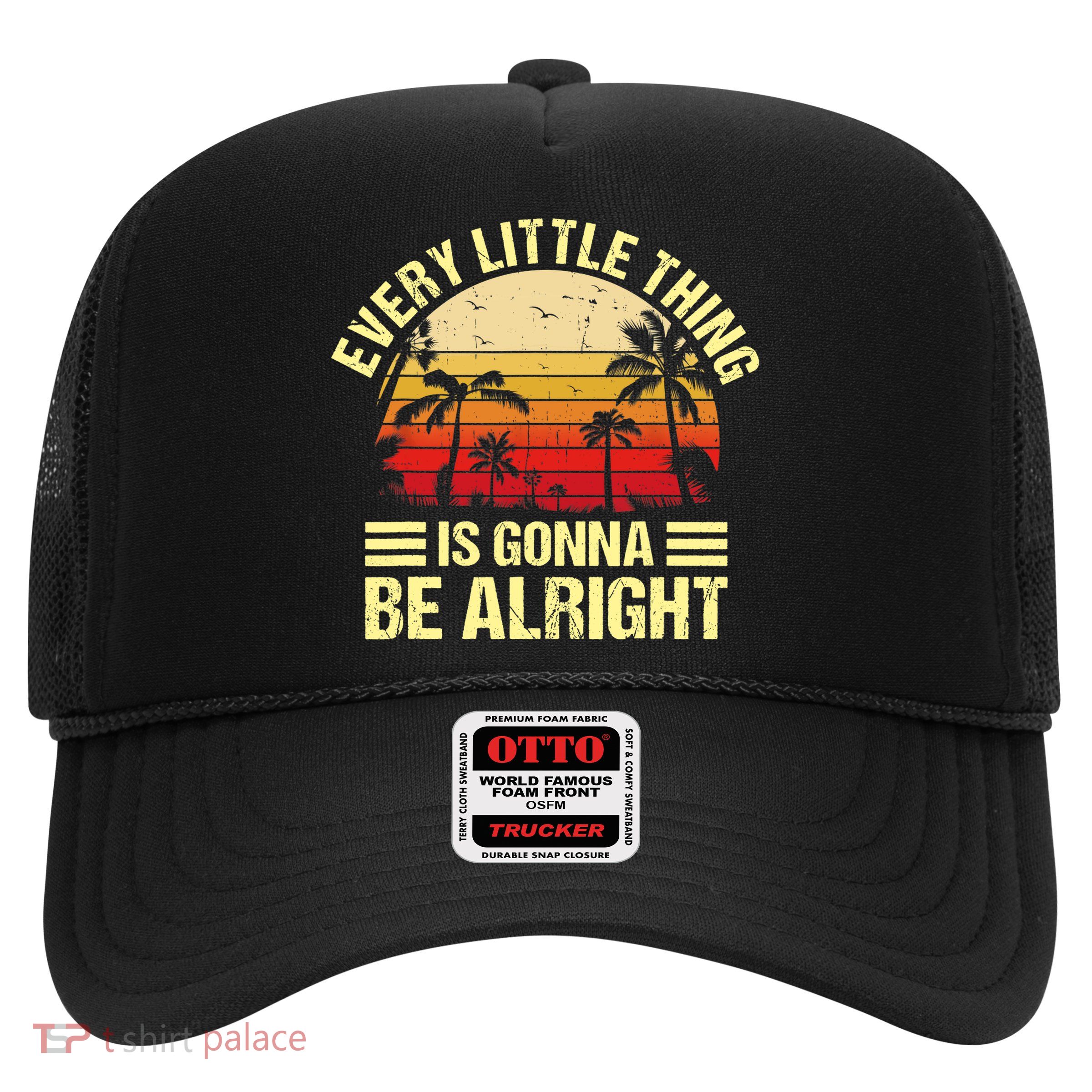 Every Little Thing Is Gonna Be Alright Jamaica Wo Gift Trucker Hat