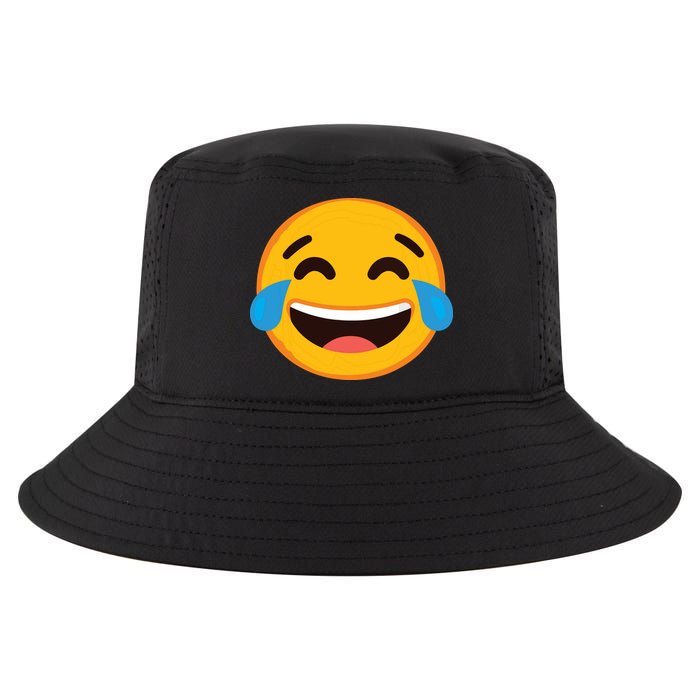 Emoticon Laughing Tears Face With Tears Of Joy Gift Cool Comfort Performance Bucket Hat
