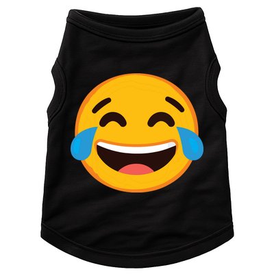 Emoticon Laughing Tears Face With Tears Of Joy Gift Doggie Tank