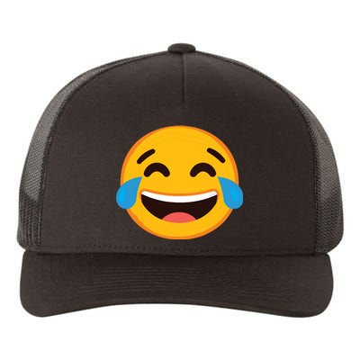 Emoticon Laughing Tears Face With Tears Of Joy Gift Yupoong Adult 5-Panel Trucker Hat