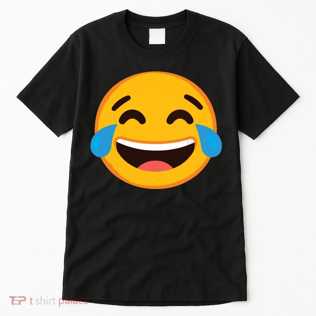 Emoticon Laughing Tears Face With Tears Of Joy Gift Tall T-Shirt
