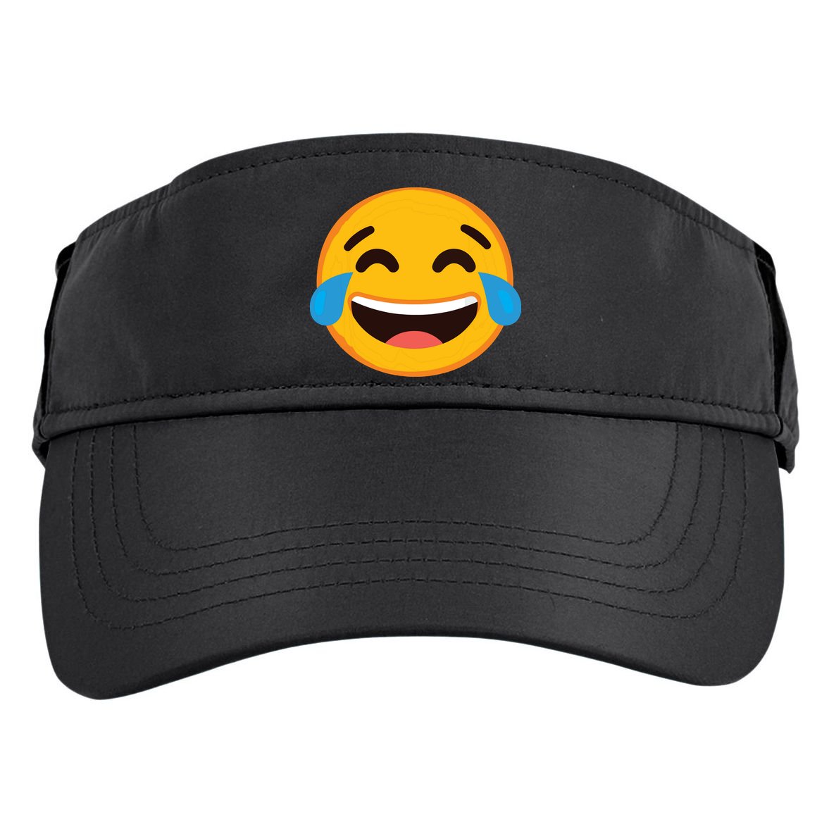 Emoticon Laughing Tears Face With Tears Of Joy Gift Adult Drive Performance Visor