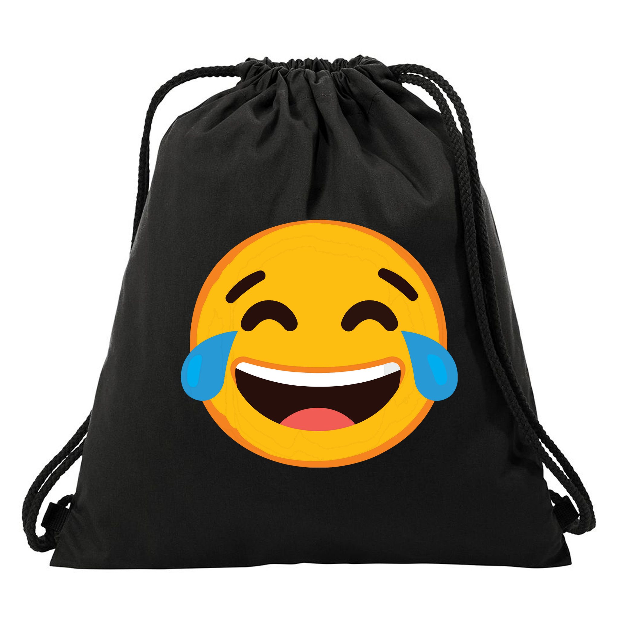 Emoticon Laughing Tears Face With Tears Of Joy Gift Drawstring Bag