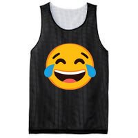 Emoticon Laughing Tears Face With Tears Of Joy Gift Mesh Reversible Basketball Jersey Tank