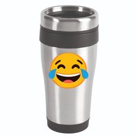 Emoticon Laughing Tears Face With Tears Of Joy Gift 16oz Travel Tumbler