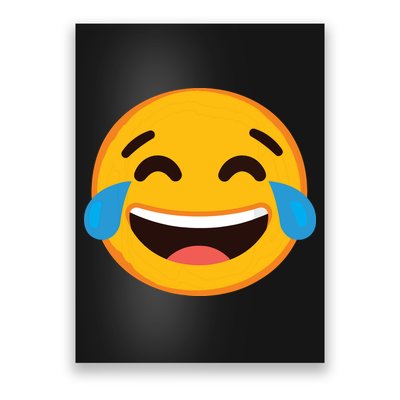 Emoticon Laughing Tears Face With Tears Of Joy Gift Poster