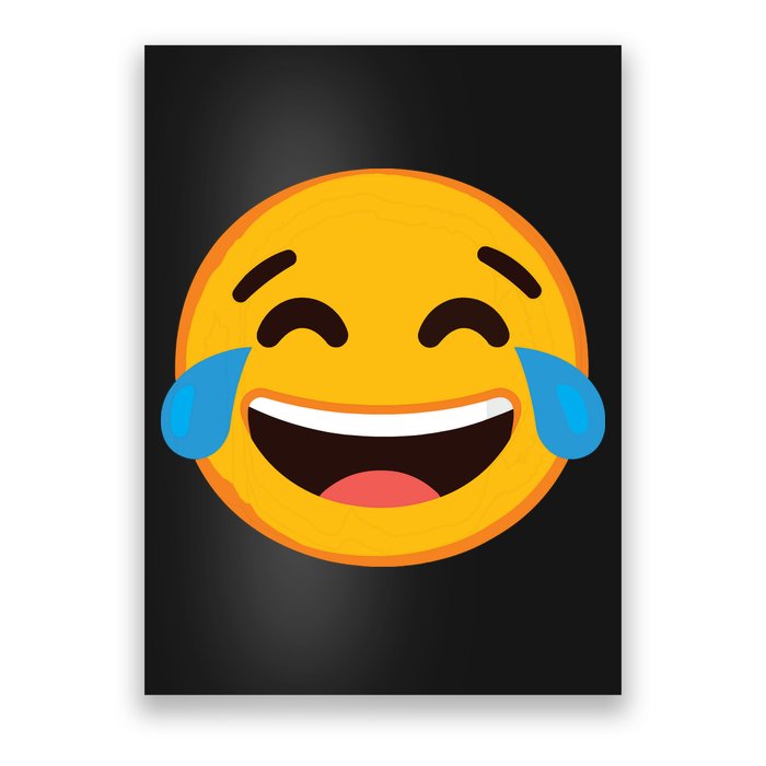 Emoticon Laughing Tears Face With Tears Of Joy Gift Poster