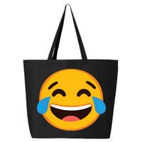 Emoticon Laughing Tears Face With Tears Of Joy Gift 25L Jumbo Tote