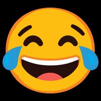 Emoticon Laughing Tears Face With Tears Of Joy Gift Women's V-Neck T-Shirt