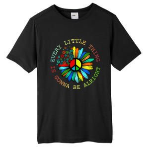 Every Little Thing Is Gonna Be Alright Hippie Flower Tall Fusion ChromaSoft Performance T-Shirt