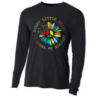 Every Little Thing Is Gonna Be Alright Hippie Flower Cooling Performance Long Sleeve Crew