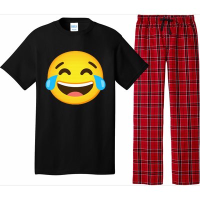 Emoticon Laughing Tears Face With Tears Of Joy Gift Pajama Set