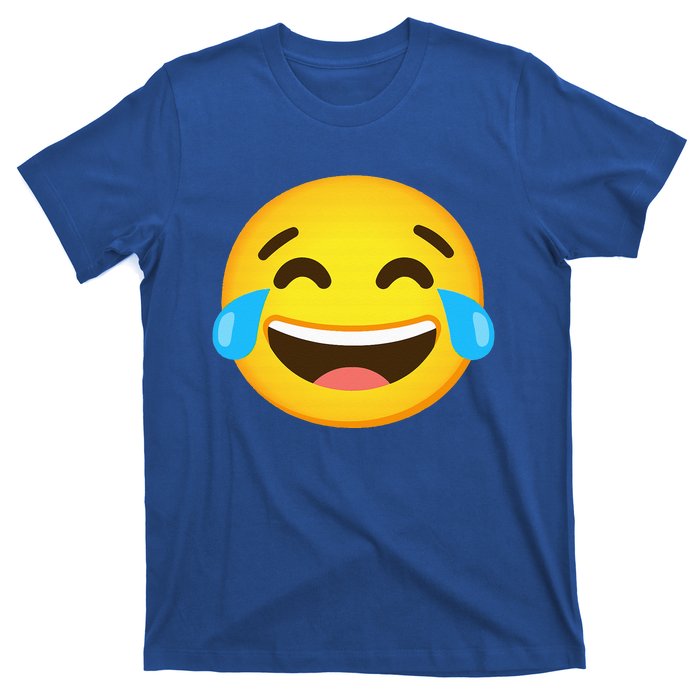 Emoticon Laughing Tears Face With Tears Of Joy Gift T-Shirt