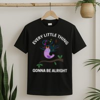 Every Little Thing Is Gonna Be Alright Singing Bird Yogis T-Shirt