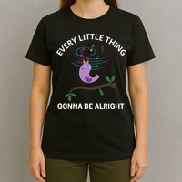 Every Little Thing Is Gonna Be Alright Singing Bird Yogis T-Shirt
