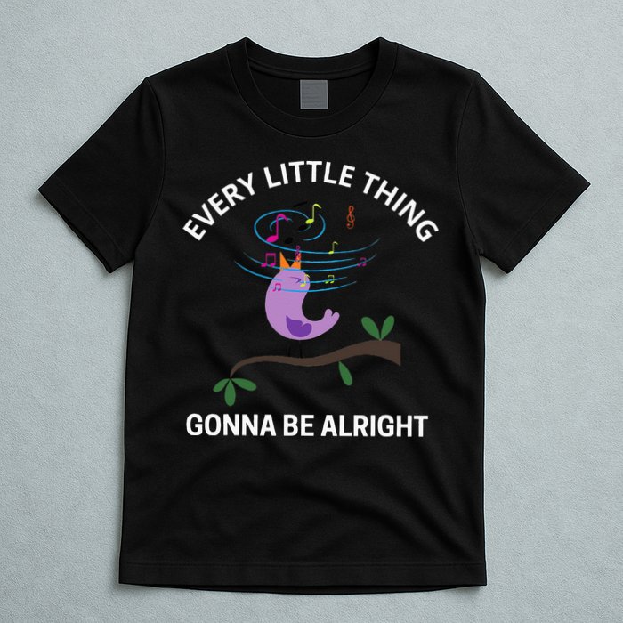 Every Little Thing Is Gonna Be Alright Singing Bird Yogis T-Shirt