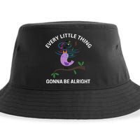 Every Little Thing Is Gonna Be Alright Singing Bird Yogis Sustainable Bucket Hat