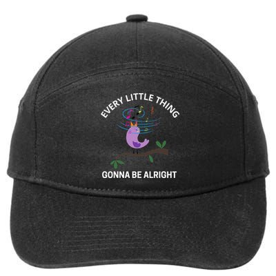 Every Little Thing Is Gonna Be Alright Singing Bird Yogis 7-Panel Snapback Hat