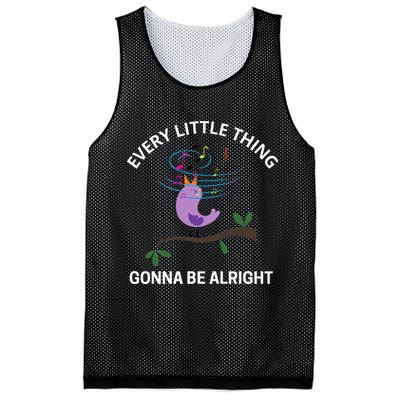 Every Little Thing Is Gonna Be Alright Singing Bird Yogis Mesh Reversible Basketball Jersey Tank
