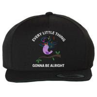 Every Little Thing Is Gonna Be Alright Singing Bird Yogis Wool Snapback Cap