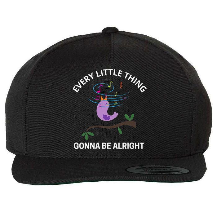 Every Little Thing Is Gonna Be Alright Singing Bird Yogis Wool Snapback Cap