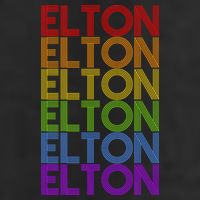 Elton Wordmark Pattern Retro Style Cool Comfort Performance Bucket Hat